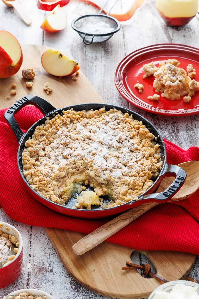 Apple Crumble – der knusprige Nachtisch mit Apfel
