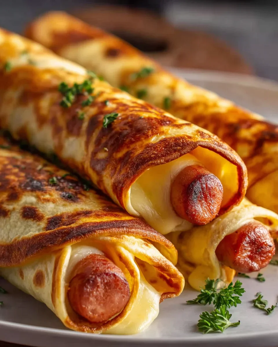 Gebackene Hot Dogs im Tortilla: Schnell, einfach & unwiderstehlich!