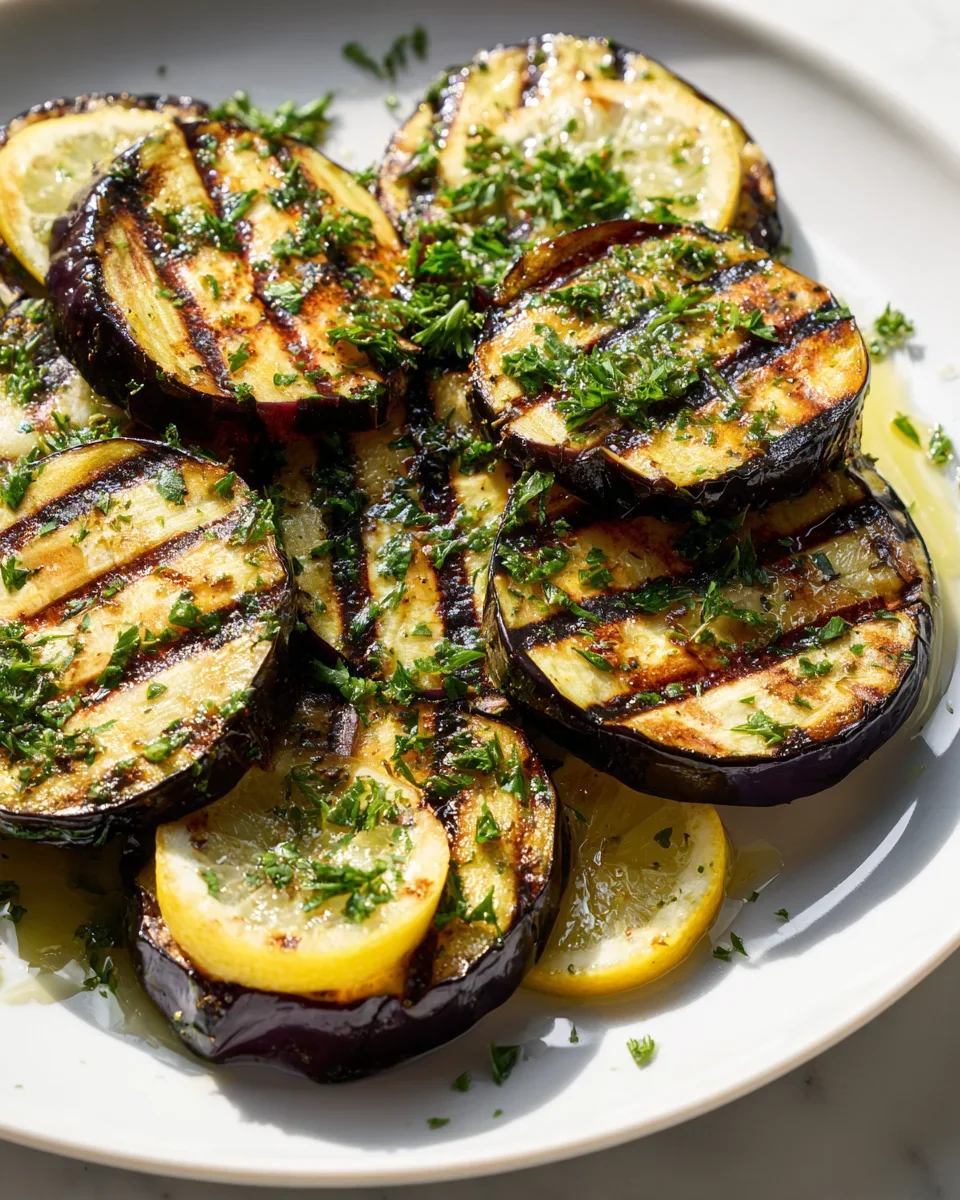 Gegrillte Zitronen-Kräuter-Auberginen – Ein Genuss für alle!