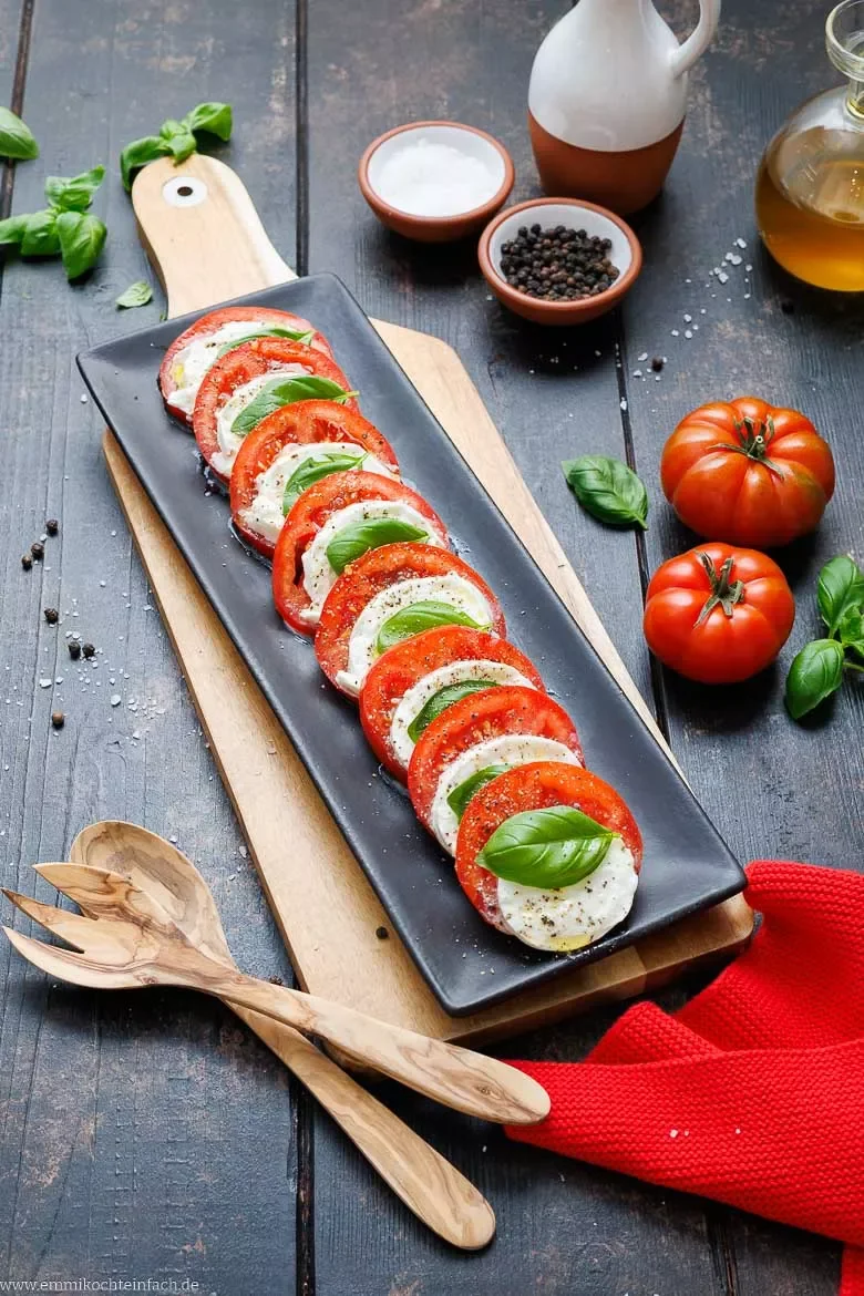 Caprese: Der Klassiker mit Tomate und Mozzarella