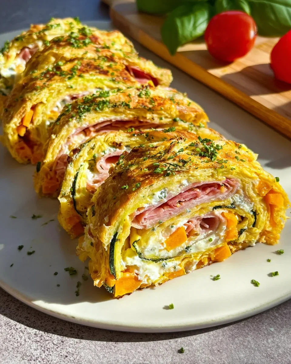 Gesunde Kartoffelrolle mit Frischkäsefüllung – Lecker & Leicht