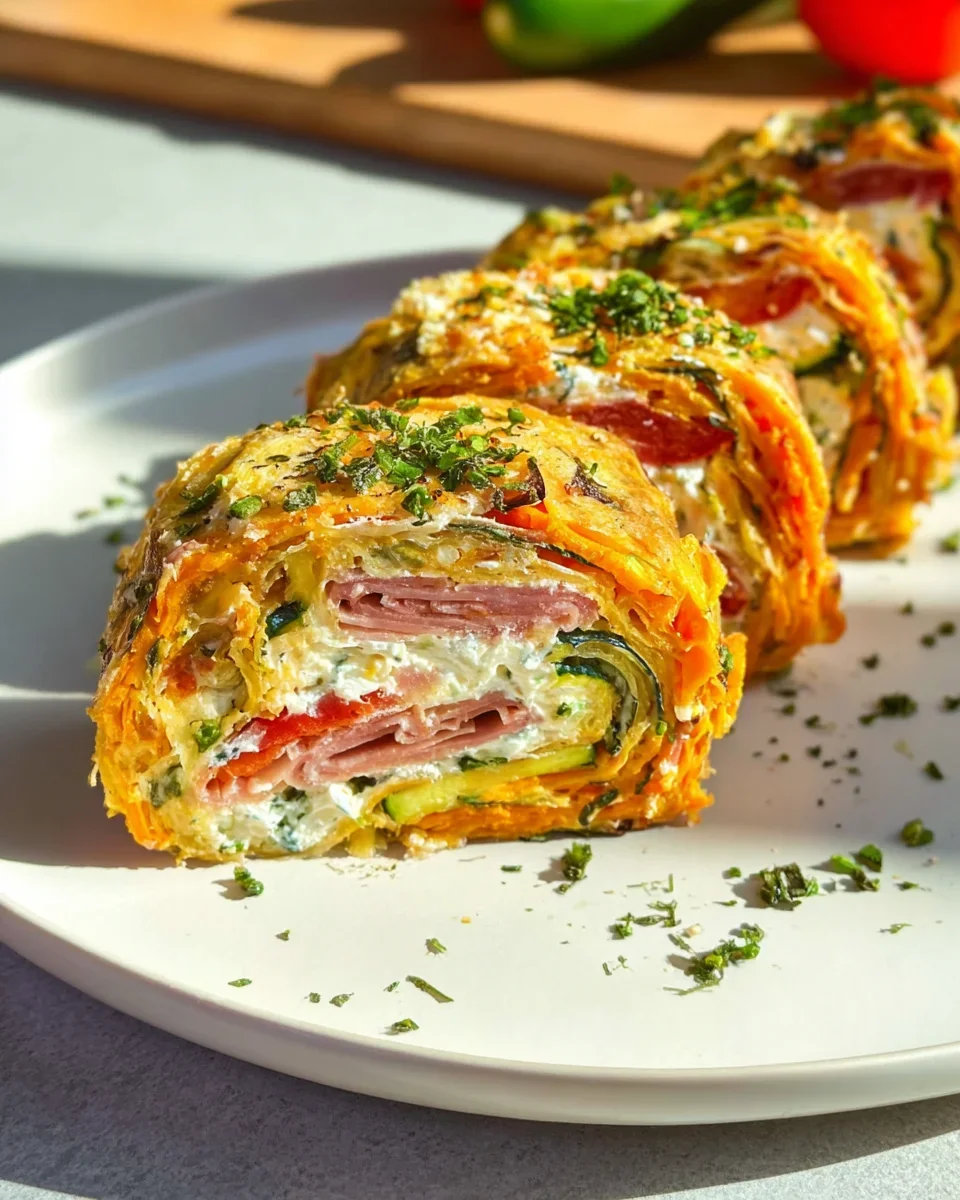 Gesunde Kartoffelrolle mit Frischkäsefüllung – Lecker & Leicht