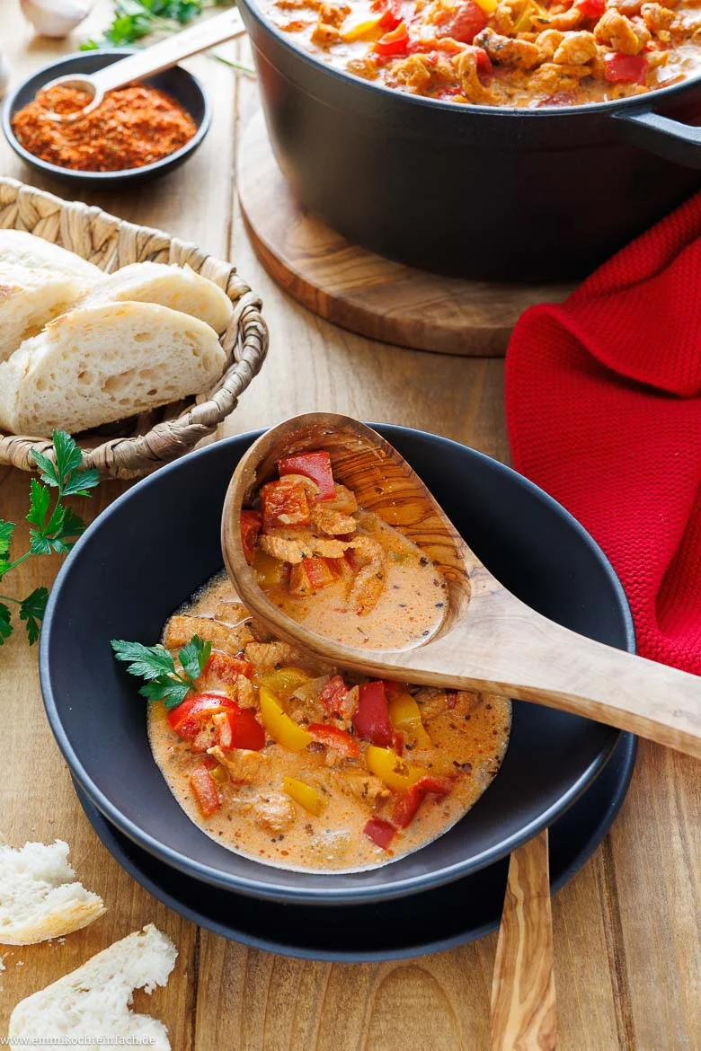 Gyrossuppe auf dem Teller