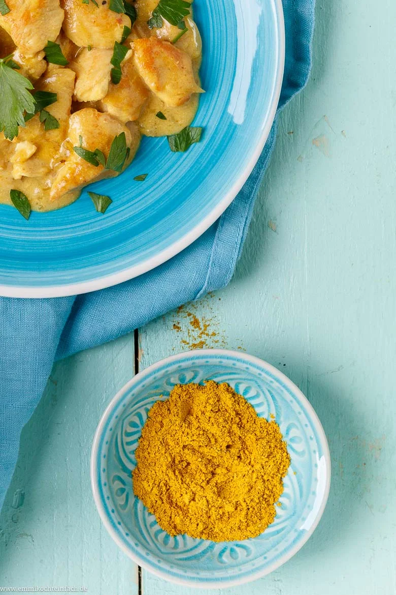 Hähnchen Curry Geschnetzeltes - www.emmikochteinfach.de