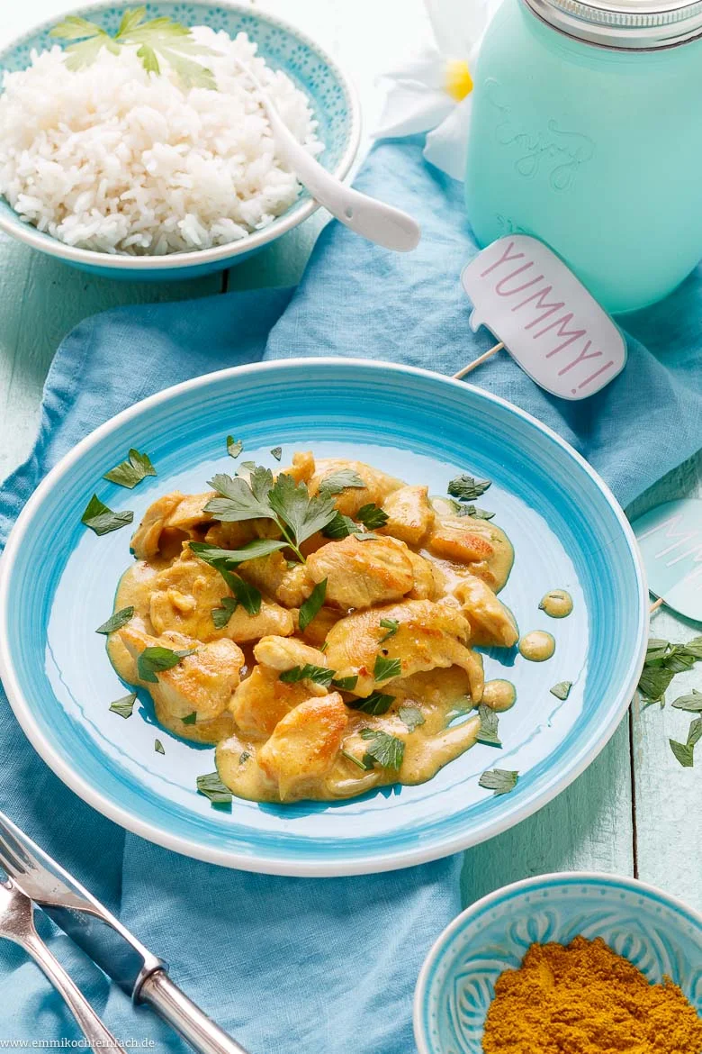 Hähnchen Curry Geschnetzeltes