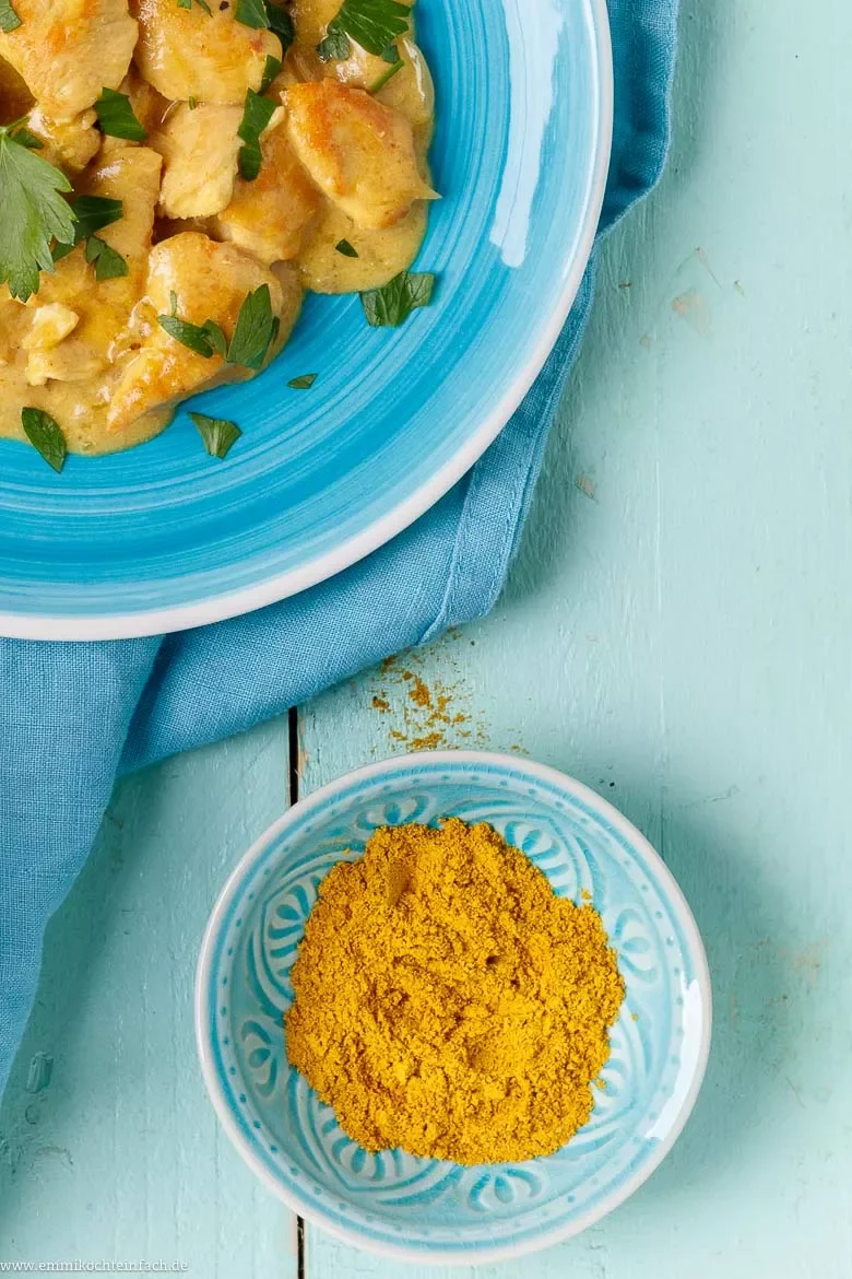 Hähnchen Curry Geschnetzeltes - www.emmikochteinfach.de