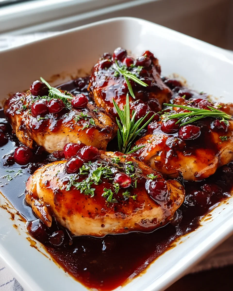 Hähnchen mit Preiselbeer-Balsamico Glasur – lecker und alkoholfrei!