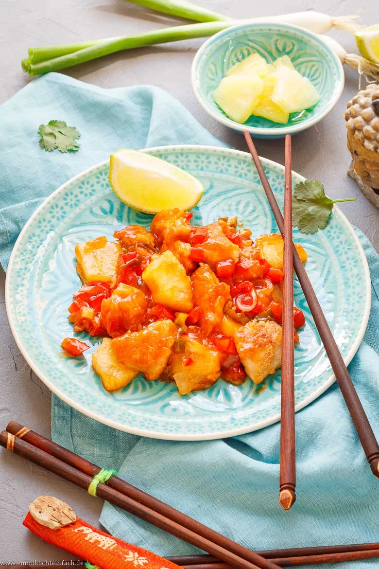Hähnchen süß sauer Rezept