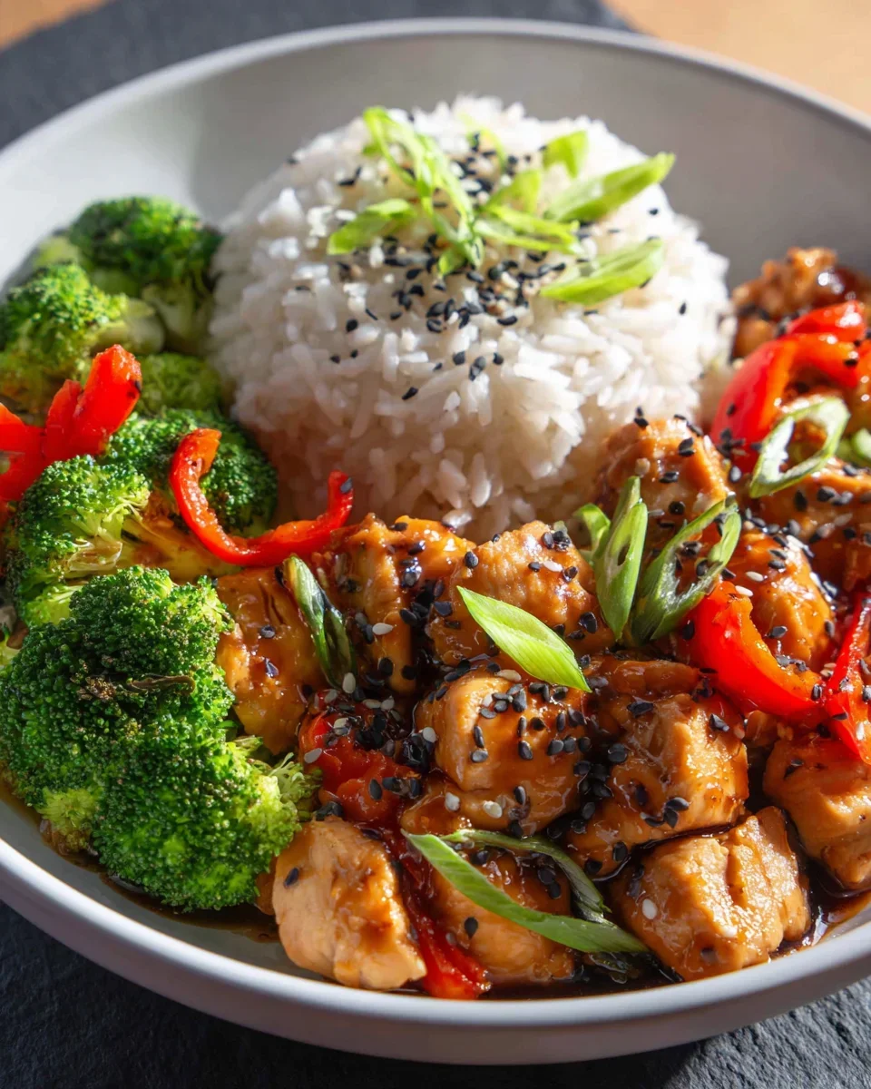 Hähnchen Teriyaki mit Brokkoli & Reis – Schnell & Lecker