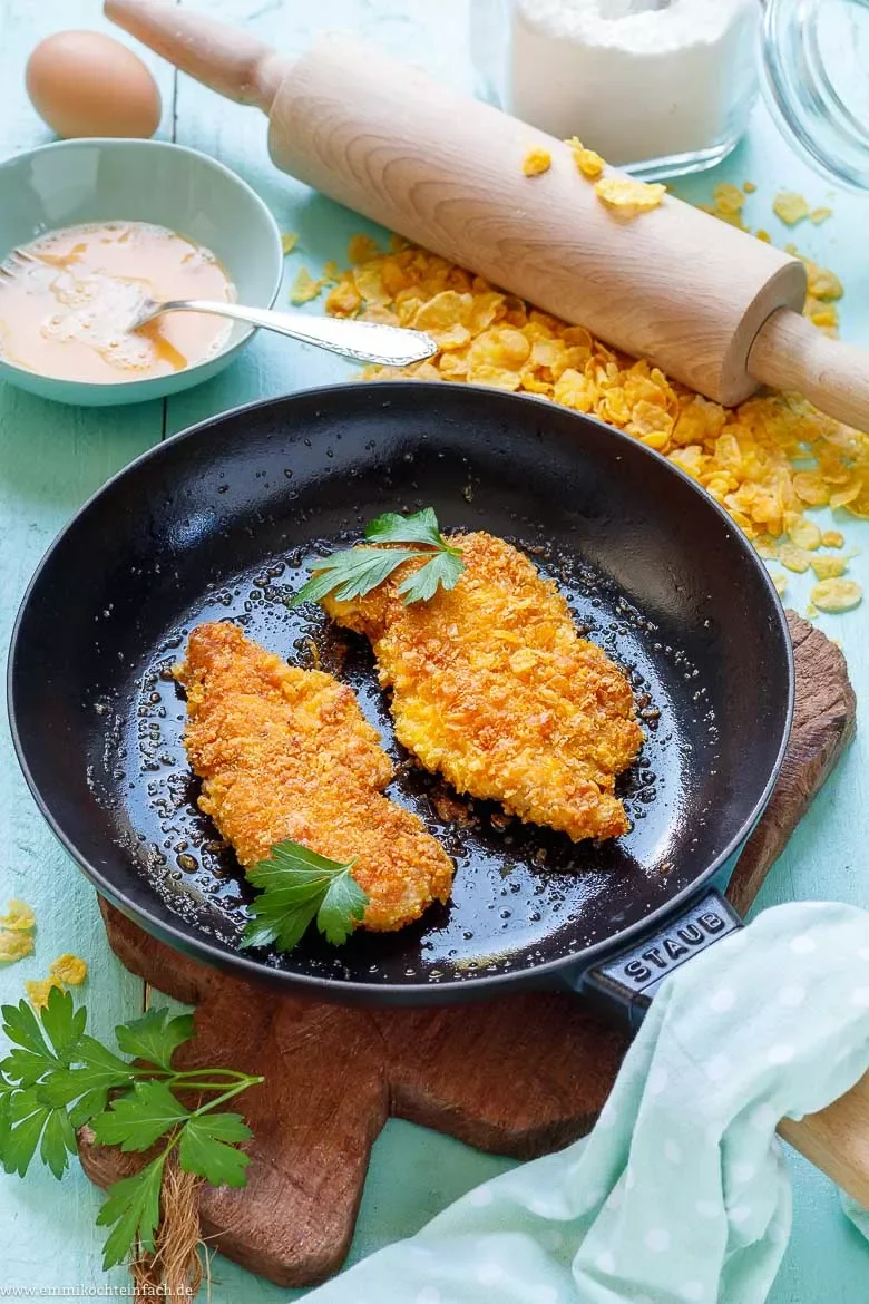Hähnchenschnitzel, nur 5 Zutaten