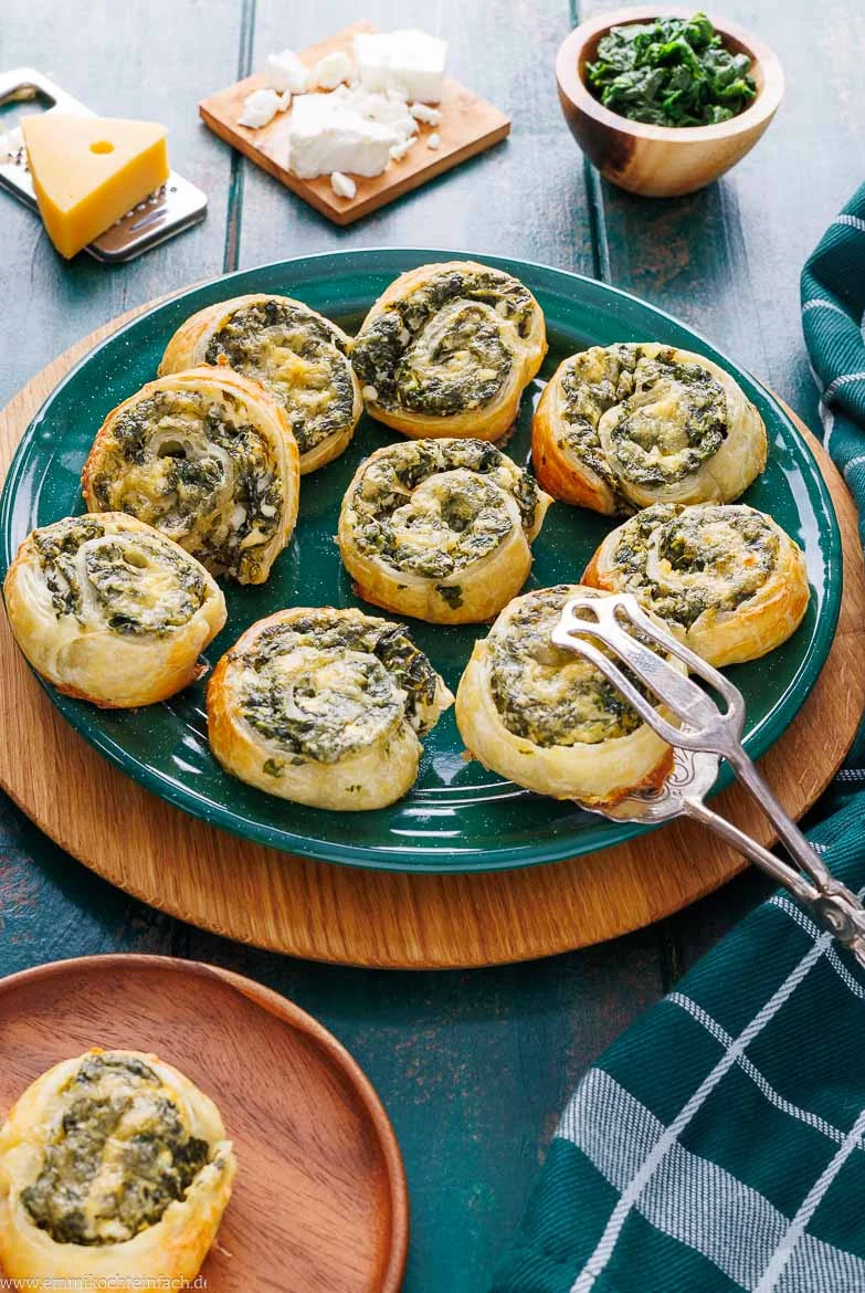 Herzhaftes Fingerfood mit Spinat
