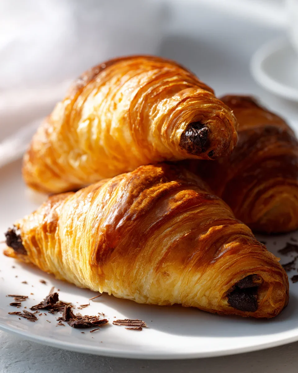 Himmlische Schoko Croissants selber backen – pain au chocolat