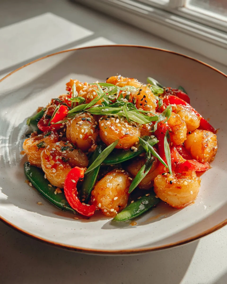 Honig-Knoblauch Garnelen-Gnocchi Pfanne: Schnell & Knusprig