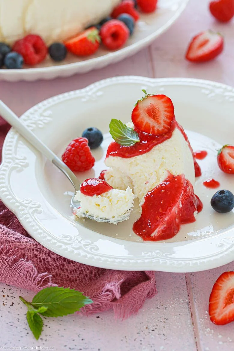 Joghurtbombe mit griechischem Joghurt