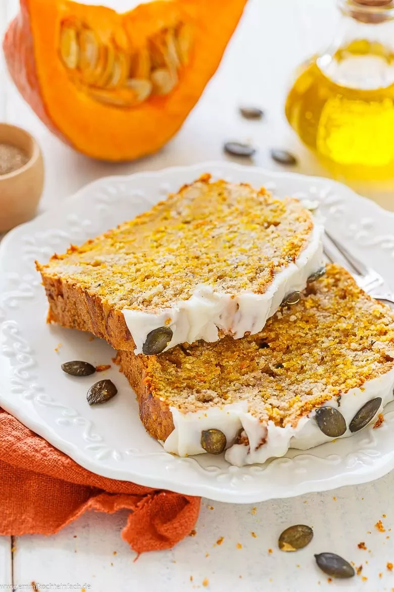 Kürbiskuchen – einfach und saftig