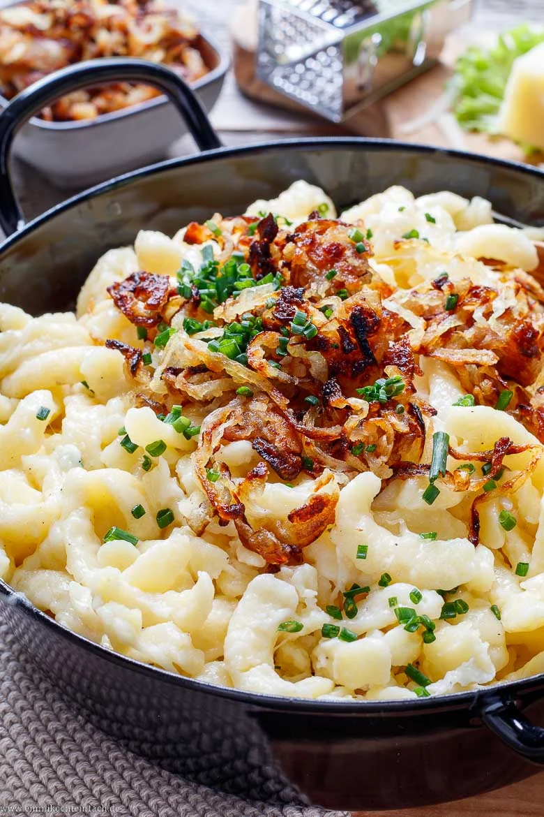 Käsespätzle-Rezept mit Röstzwiebeln