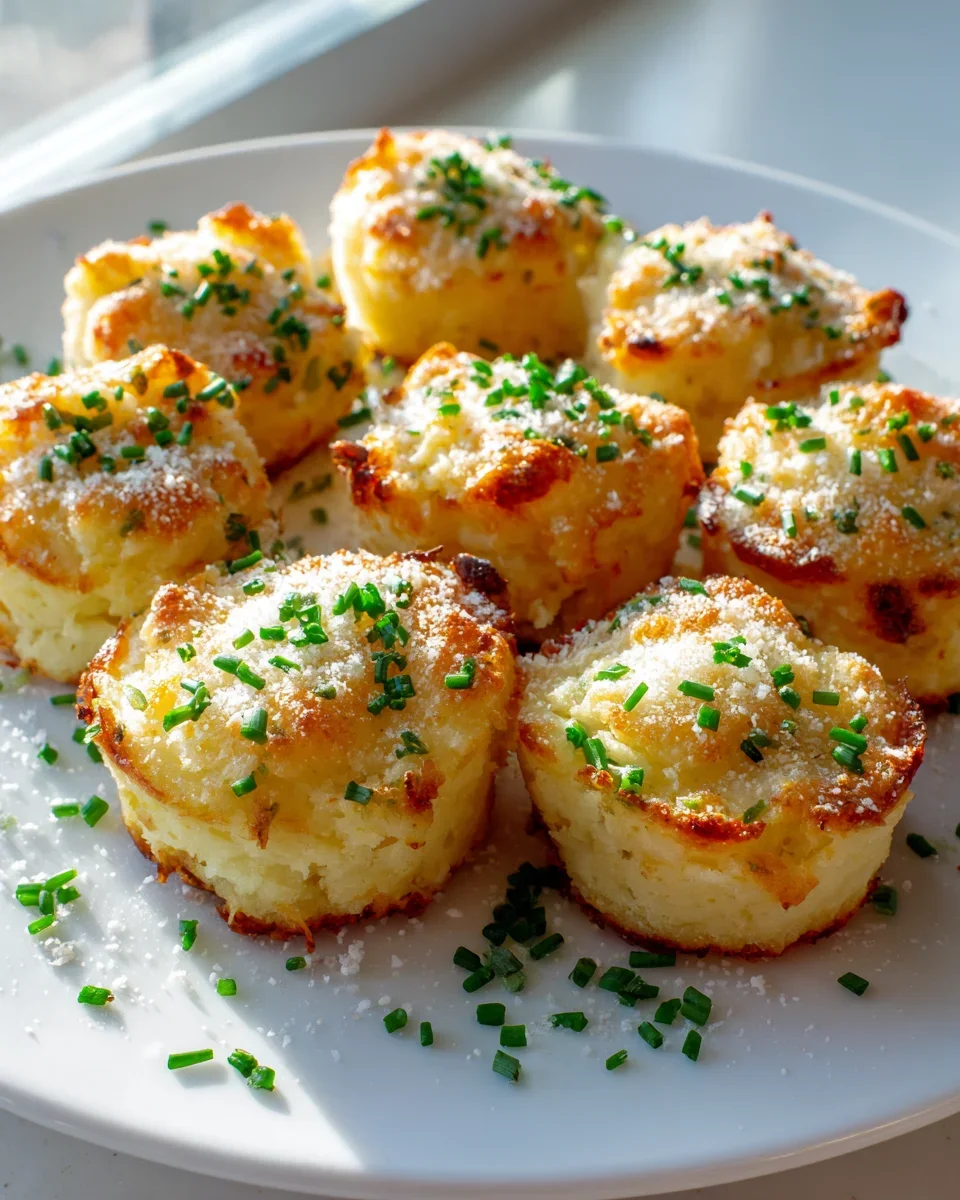 Käsige Kartoffelpüree-Puffs: Knusprig & unwiderstehlich