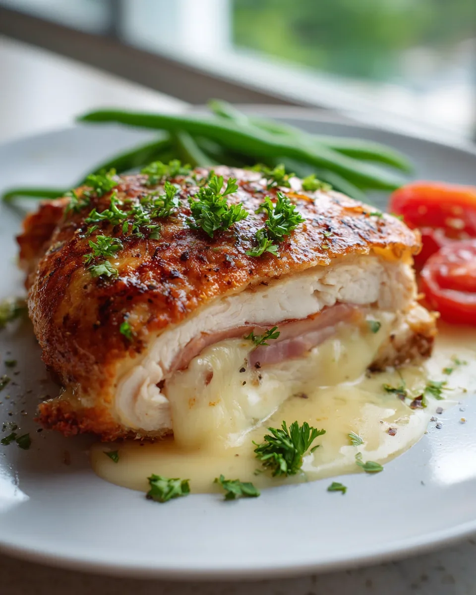 Köstliches Airfryer Chicken Cordon Bleu – Knusprig und Saftig!
