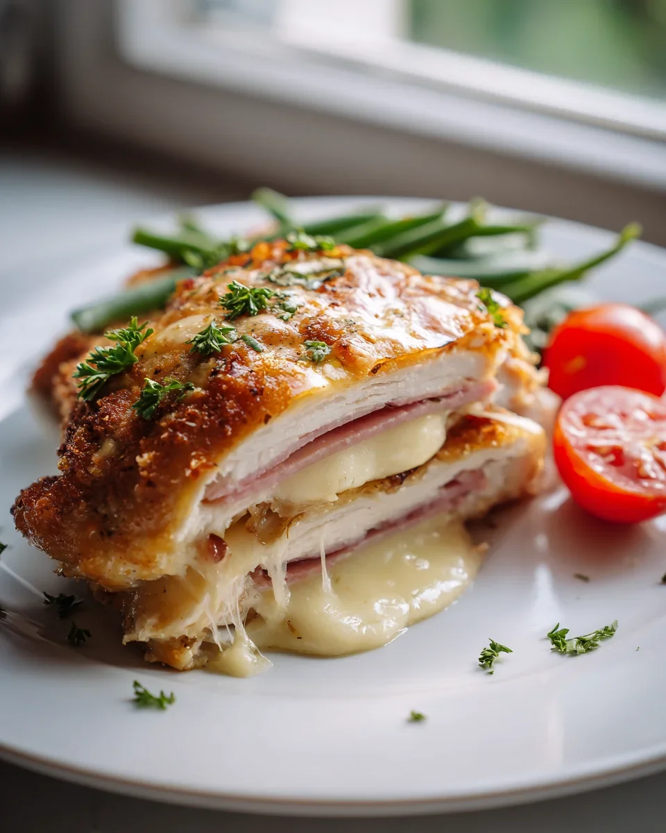 Köstliches Airfryer Chicken Cordon Bleu – Knusprig und Saftig!