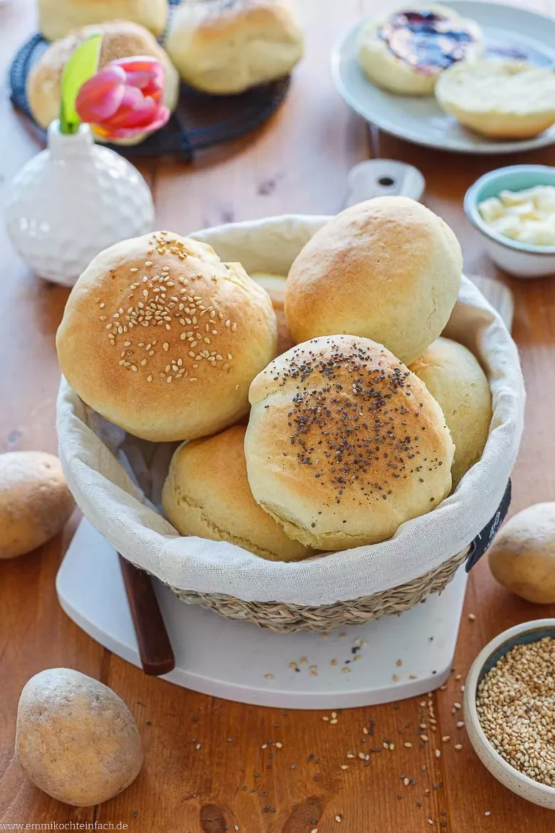 Kartoffelbrötchen selber backen