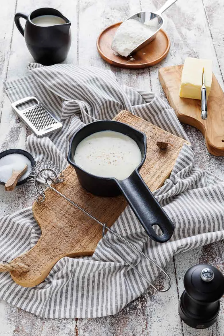 Klassische Bechamel mit wenigen Zutaten