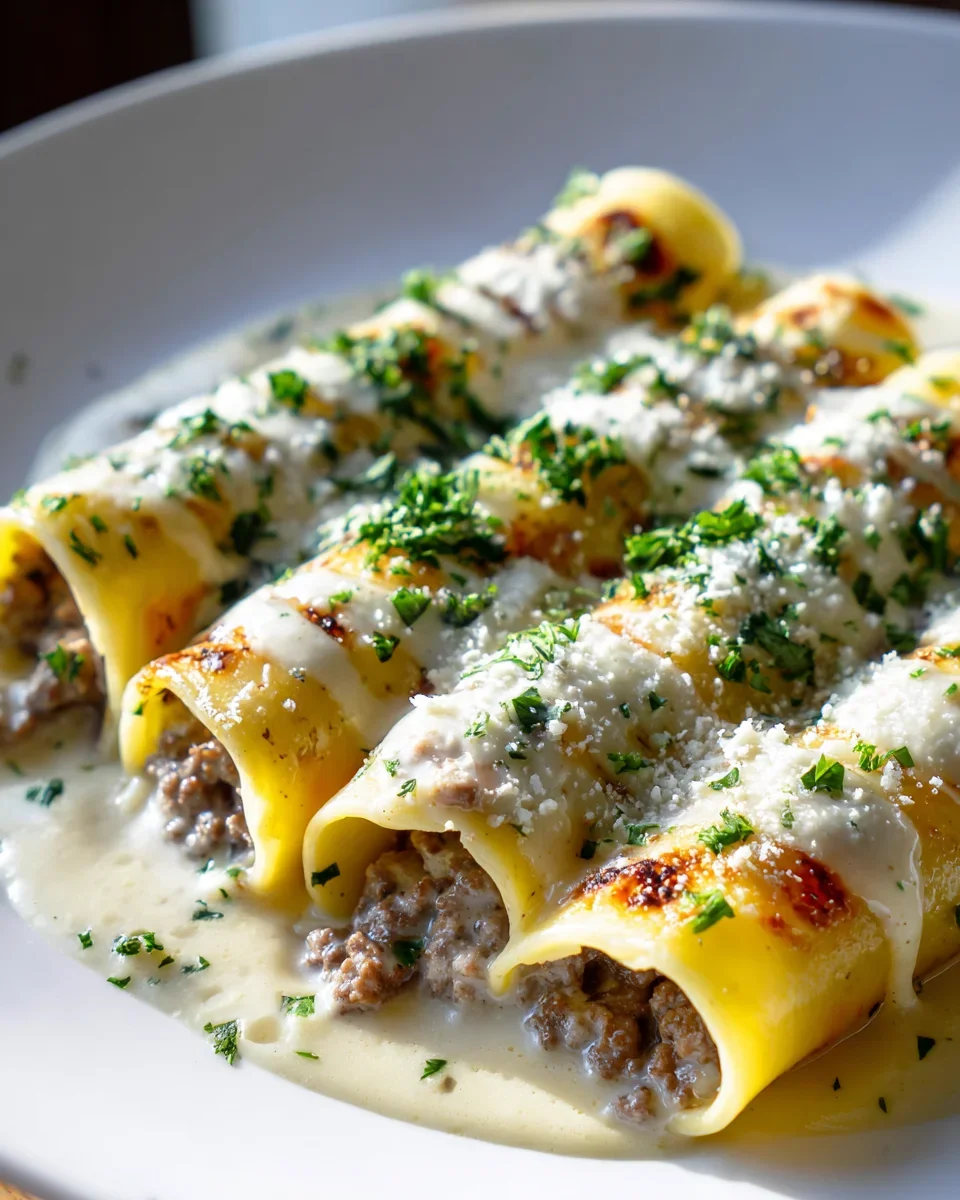 Klassische Cannelloni mit Hackfleisch – Herzhaft & Lecker!