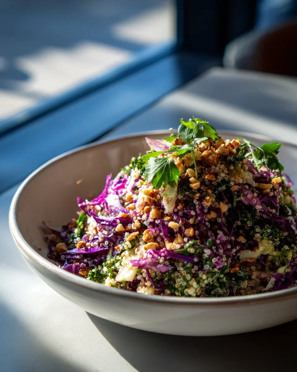 Knackige Krautsalat Bowl: Quinoa, Nüsse – Dein Power-Rezept