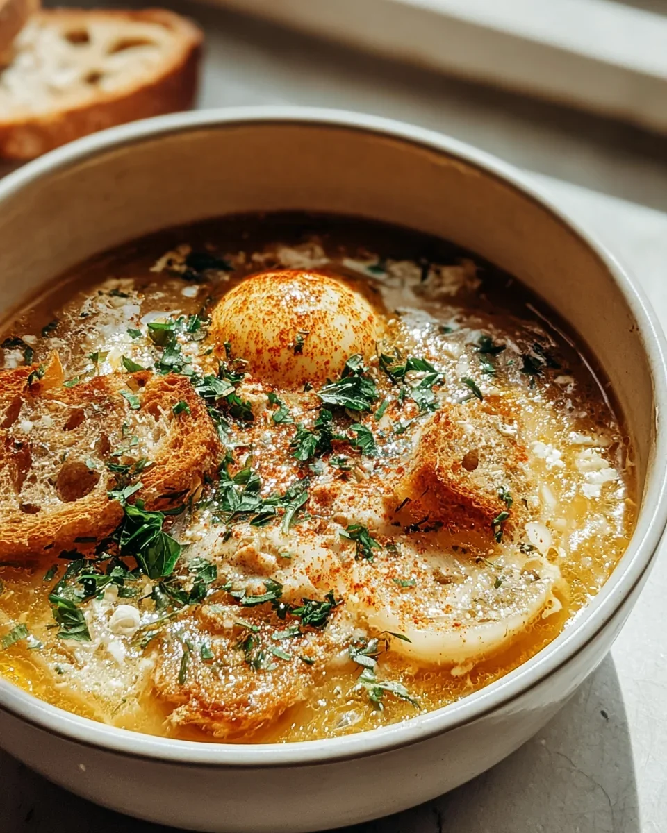 Knoblauchsuppe Rezept: Herzhaft & Cremig genießen!