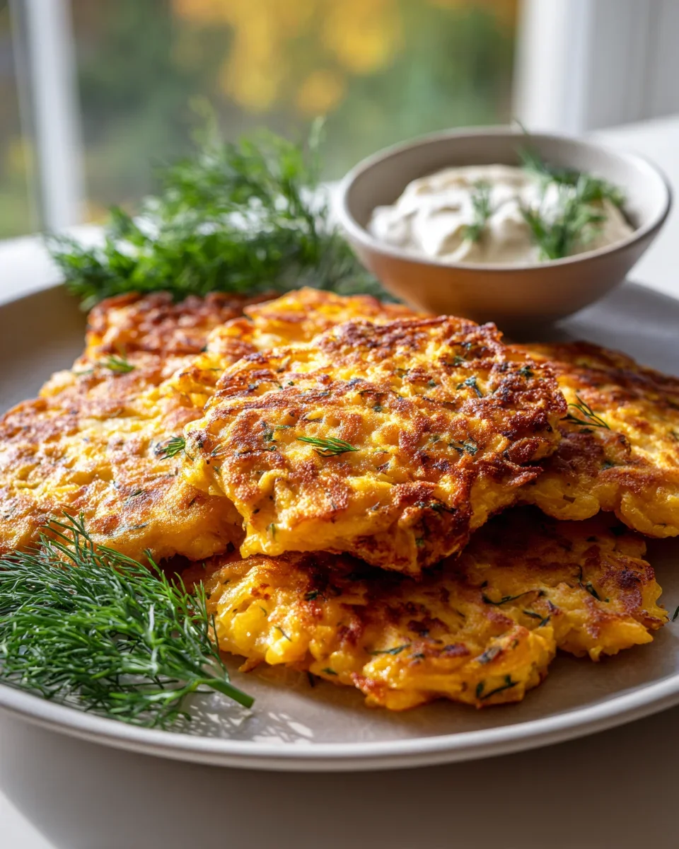 Knusprige Kürbis Kartoffel Puffer: Schnell & super lecker!
