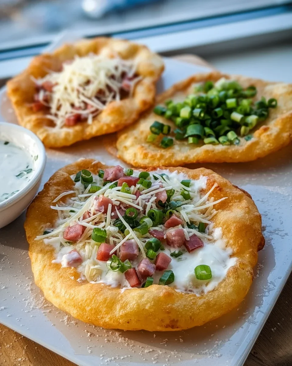 Knusprige Langos aus der Heißluftfritteuse