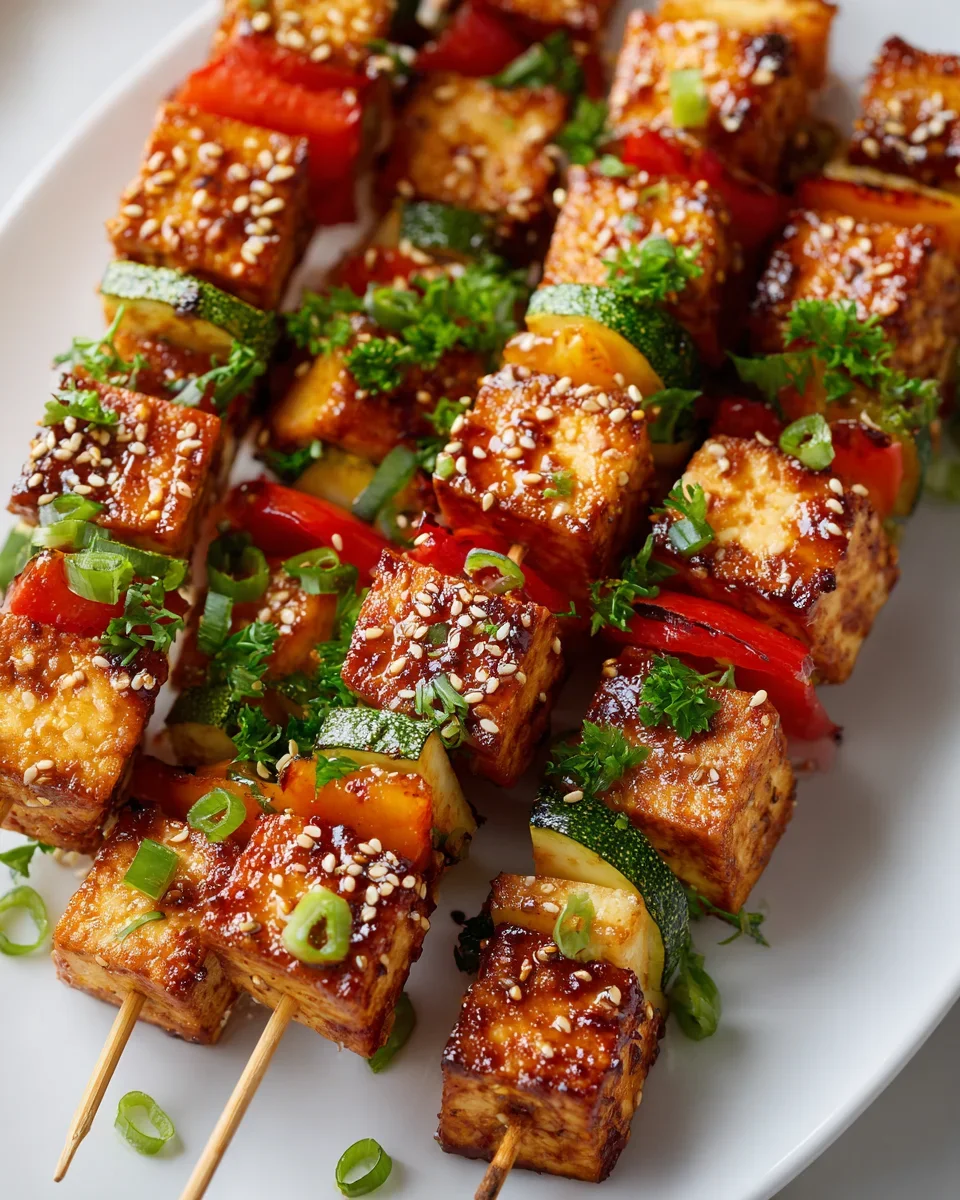 Knusprige Mini Sesam Tofu Spieße: Dein Party-Hit!
