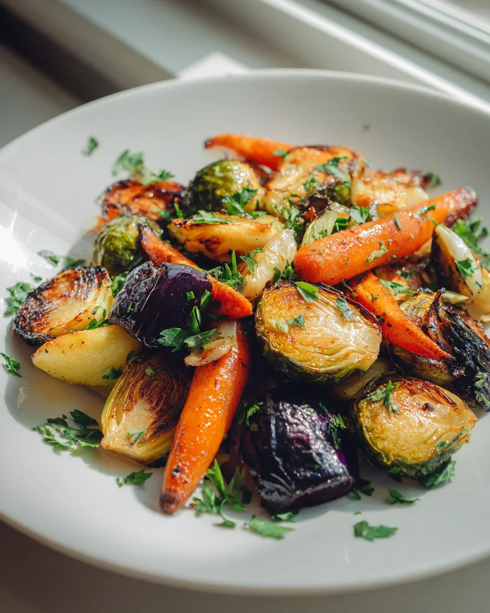 Knuspriges Ofengemüse mit Knoblauch – Perfekt & Einfach