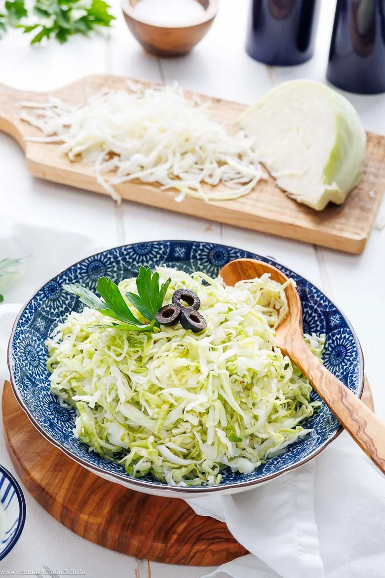 Griechischer Krautsalat – einfaches Rezept