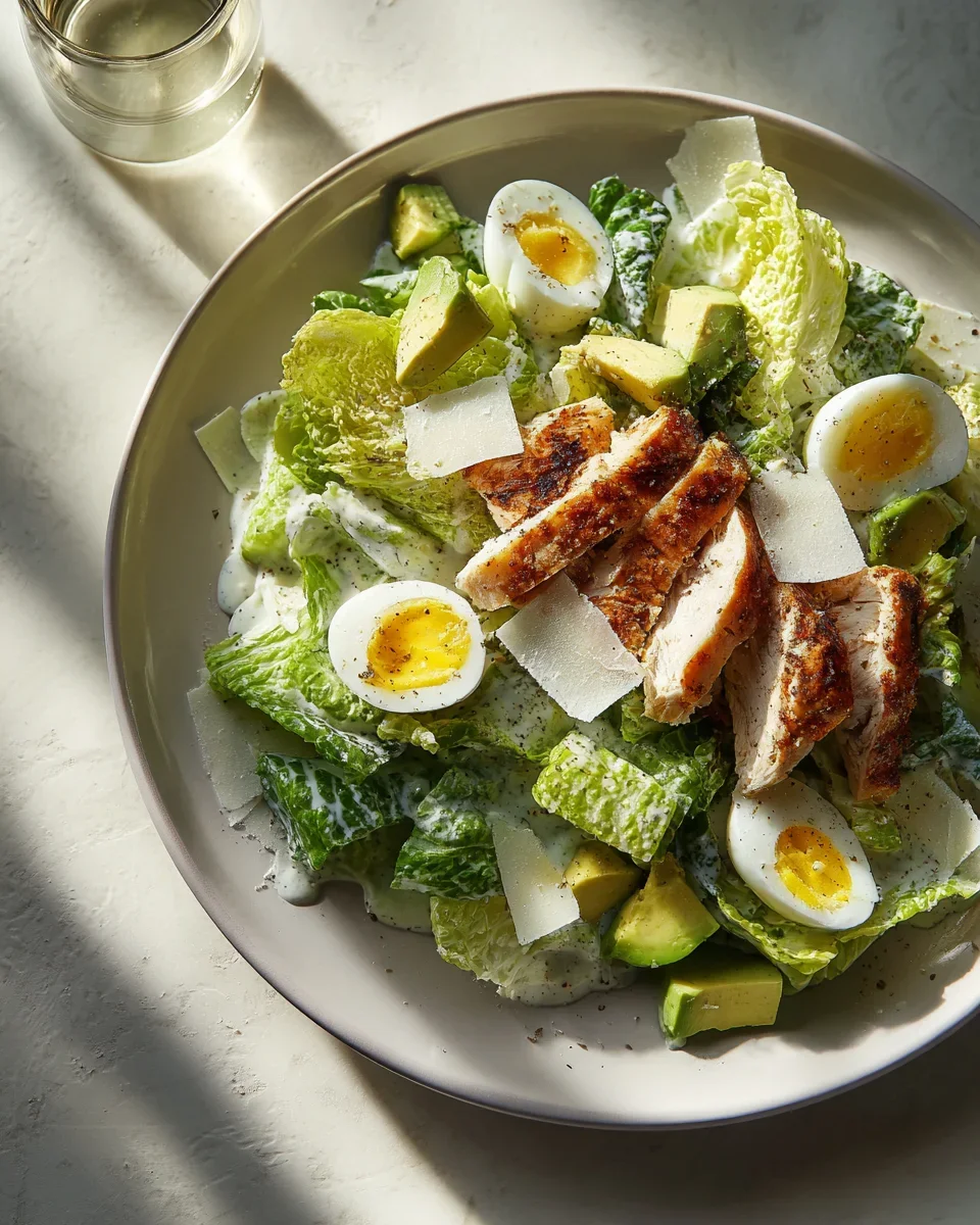 Leckerer Chicken Caesar Salad – Gesund und einfach zubereitet!