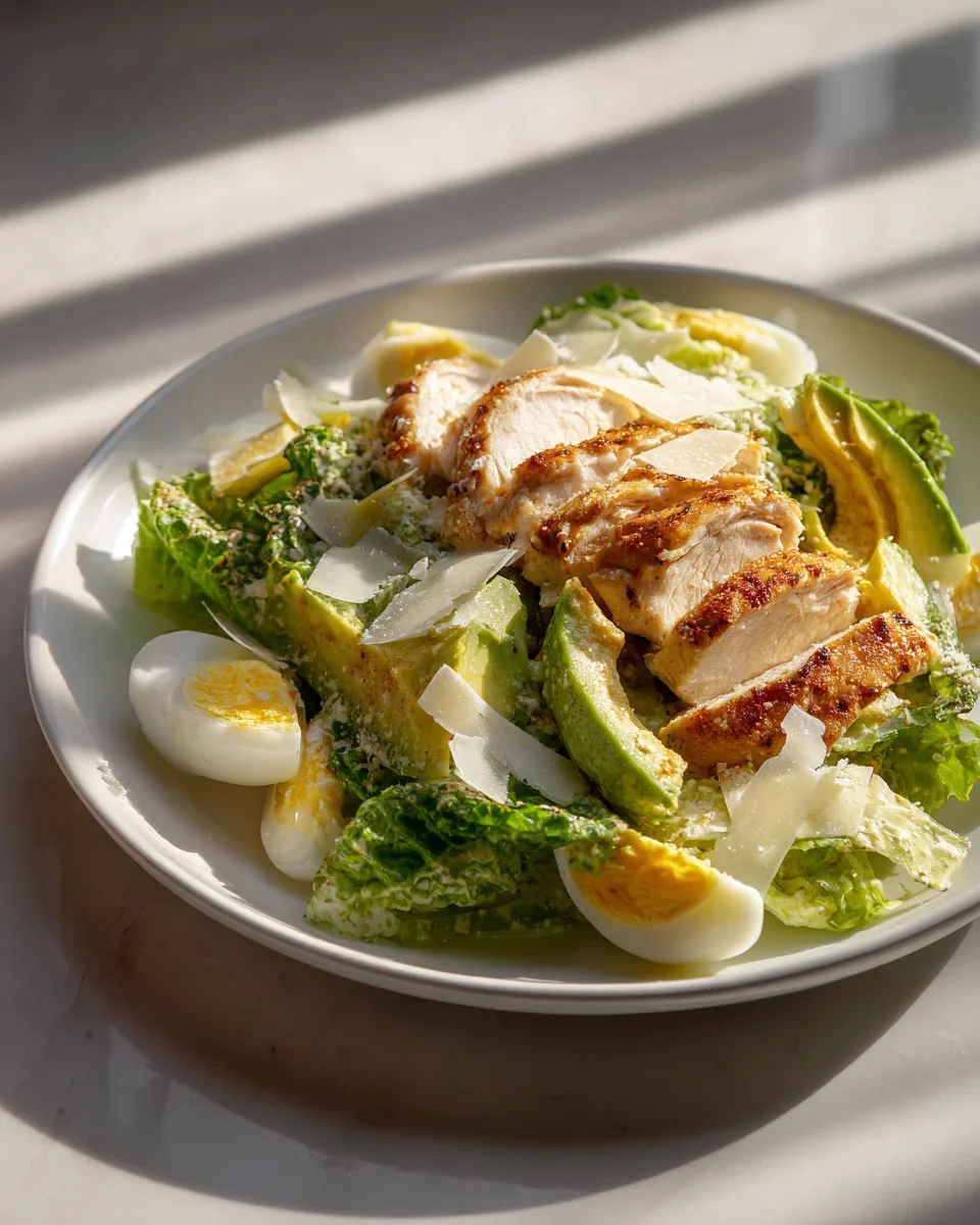 Leckerer Chicken Caesar Salad – Gesund und einfach zubereitet!