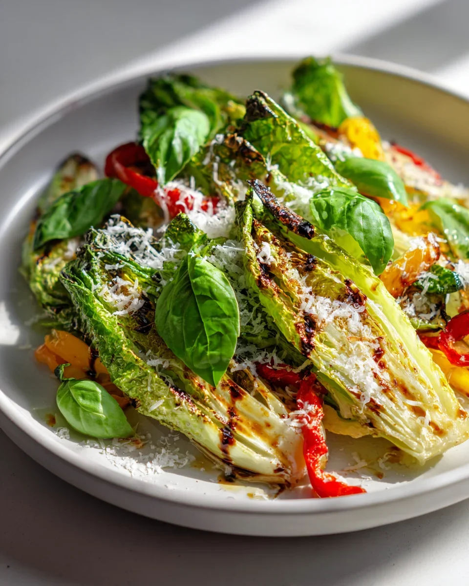 Leckerer Gegrillter Salat: Parmesan, Balsamico – Jetzt probieren!