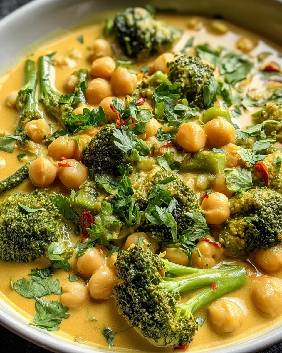 Leckeres Brokkoli Kichererbsen Curry – Gesund & Einfach!