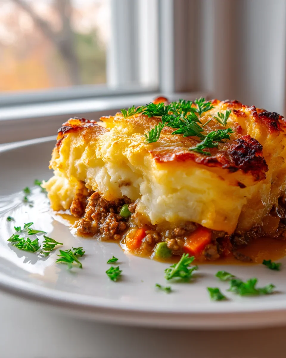 Loaded Potato Shepherd's Pie Rezept – Herzhaft & Lecker!
