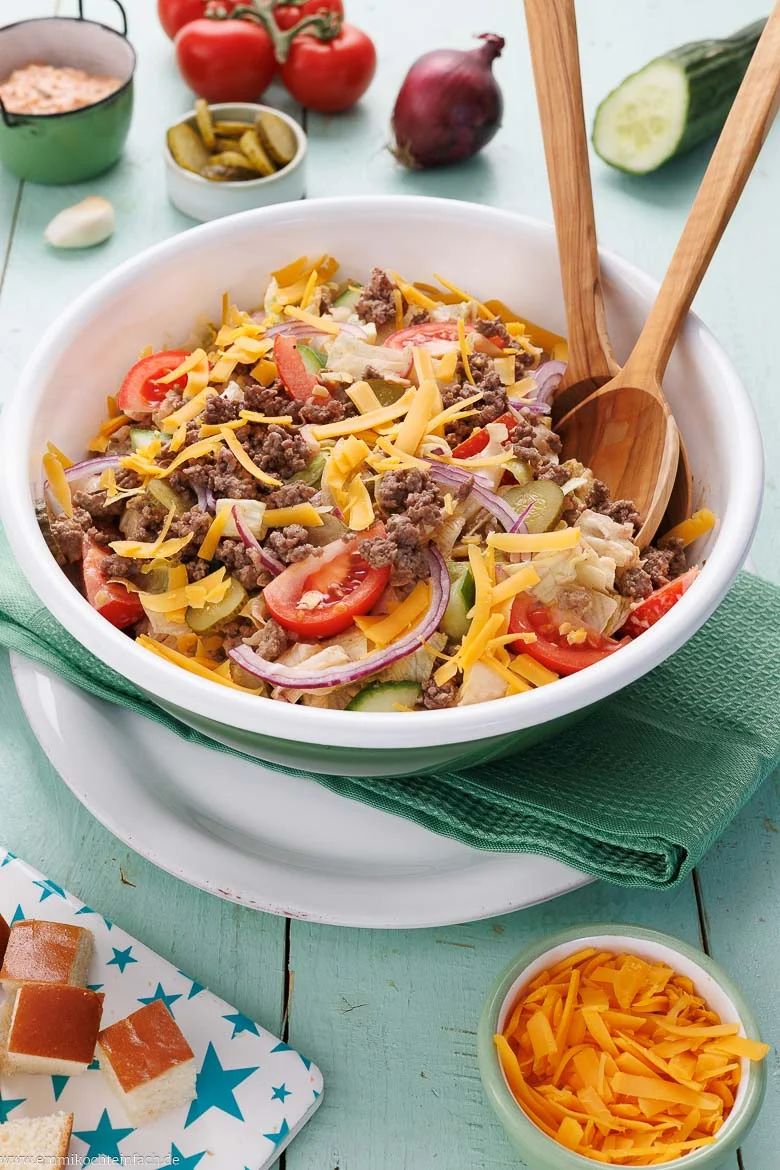 Big Mac Salat – gesünderes Fast-Food