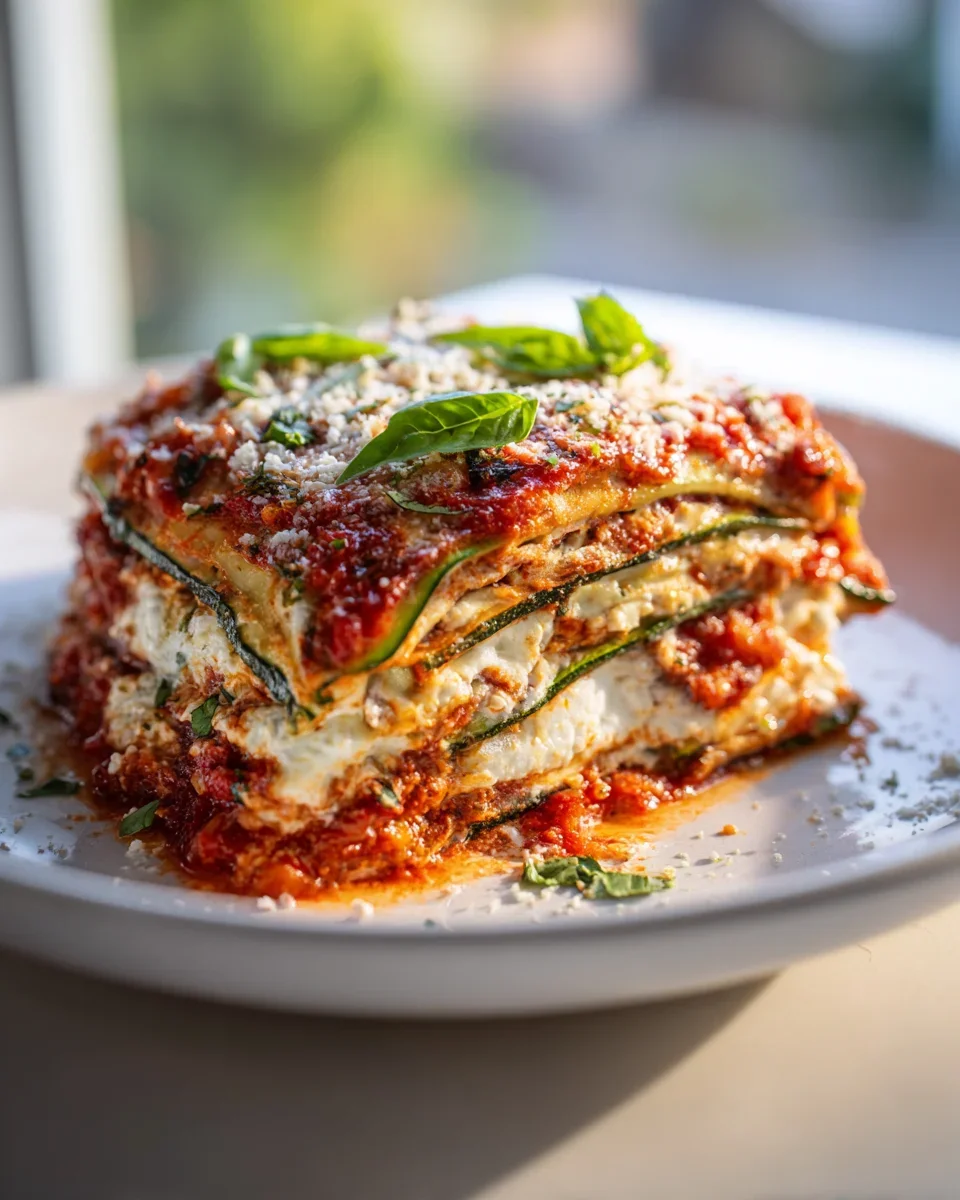 Low Carb Gemüse Lasagne – Proteinreich und lecker!