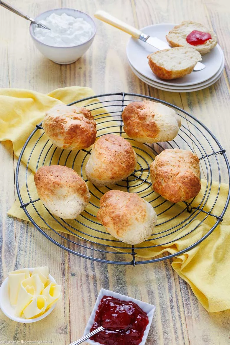 Magerquark-Brötchen