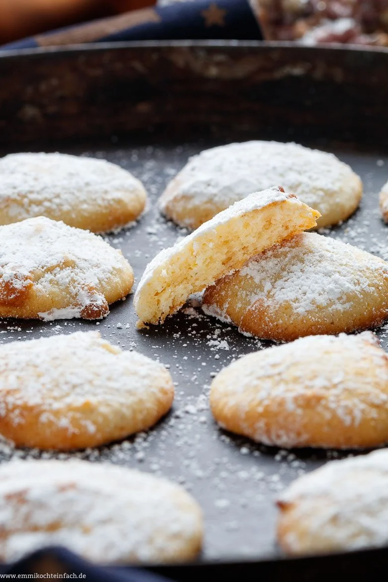 Mandelplätzchen mit Frischkäse