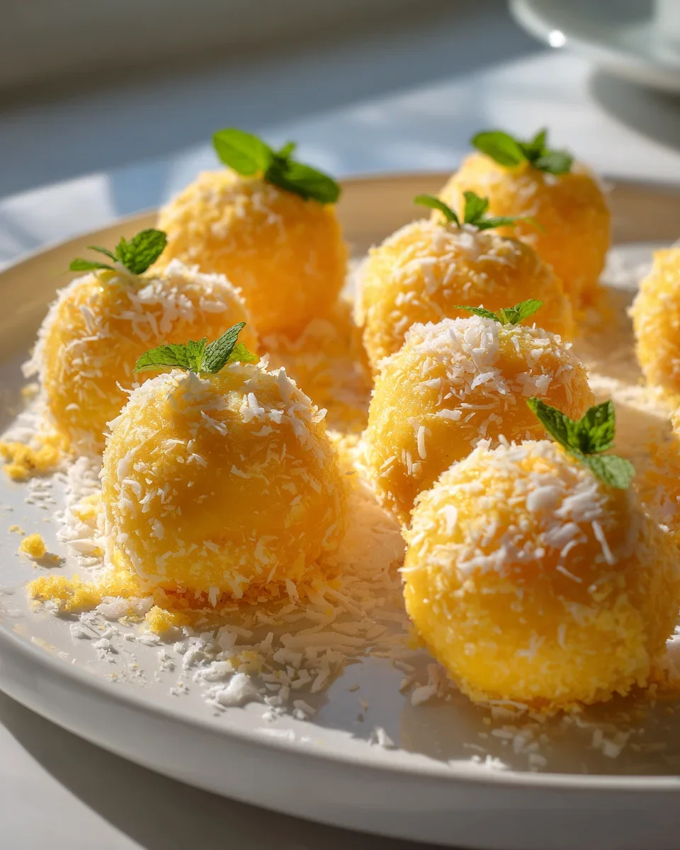 Mango Delight Truffles: Einfache Sheet Pan Rezept-Idee!