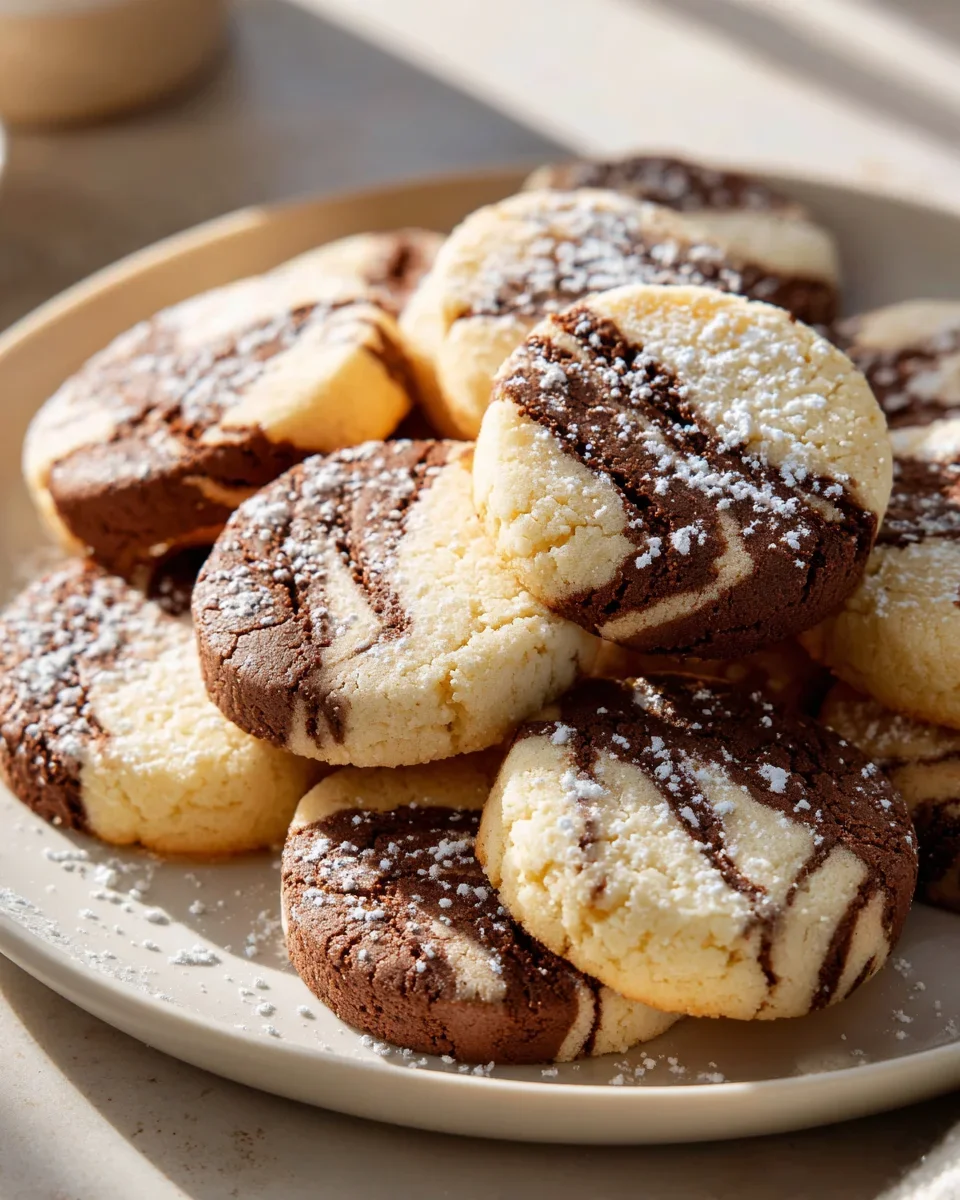 Marmor-Shortbread-Cookies: Zauberhaftes Gebäck einfach gemacht
