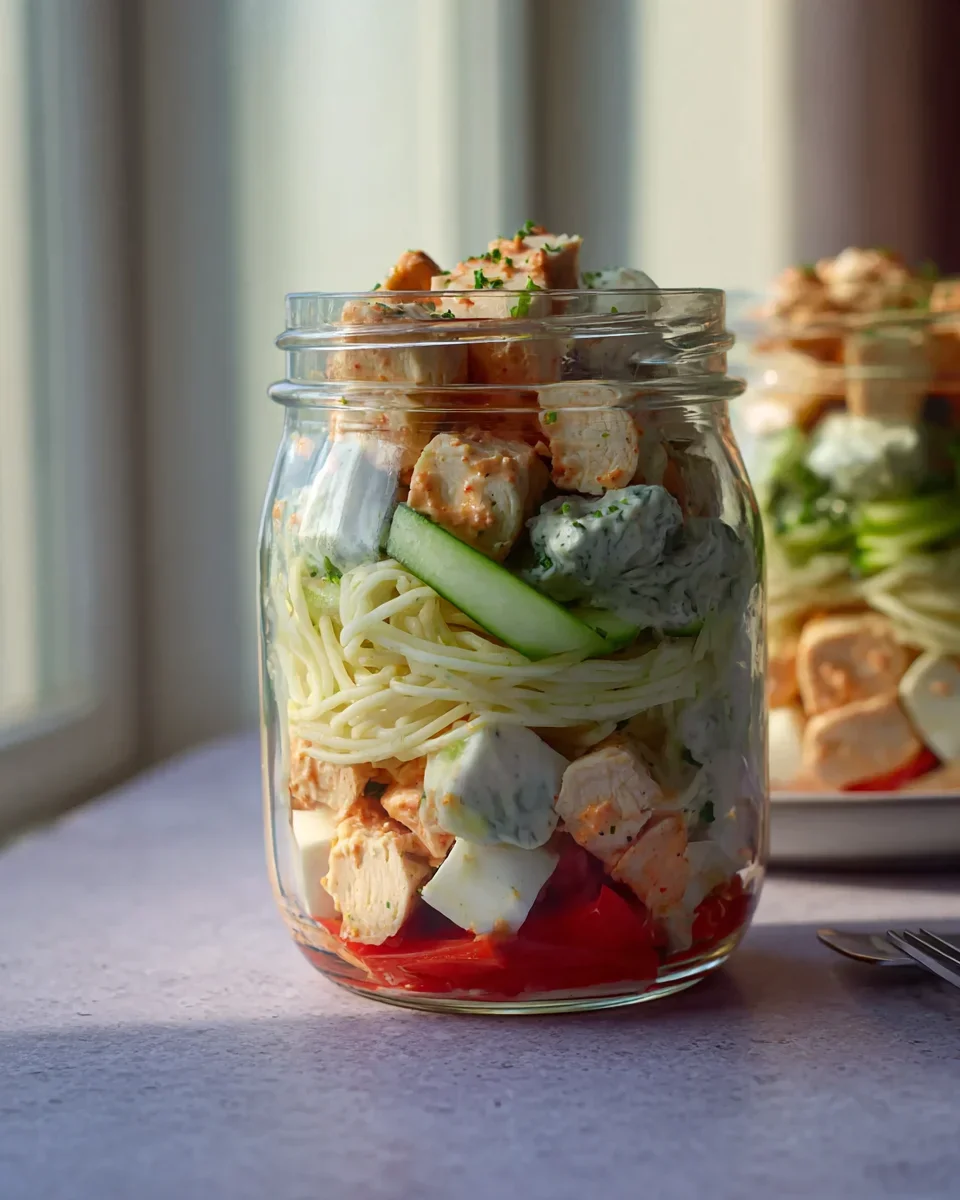 Meal Prep Salat im Glas: Frisch & Gesund für die Woche!