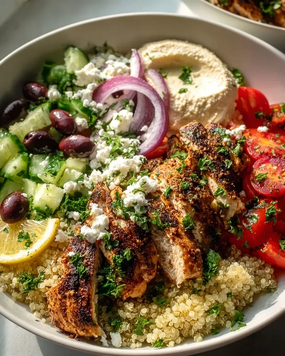 Mediterrane Chicken Bowl: Gesund, schnell und lecker!