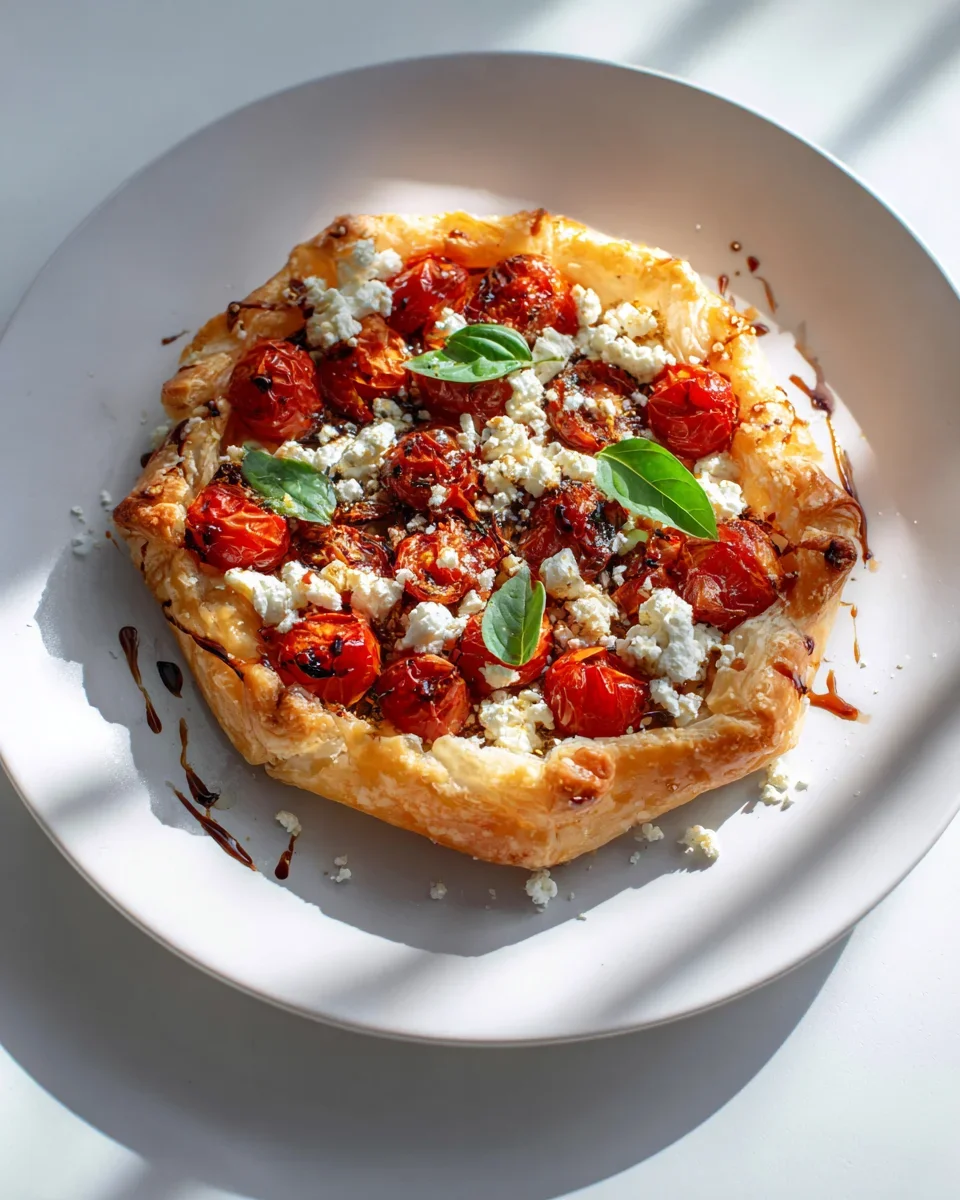 Mediterrane Feta Tomaten Blätterteig Tarte: Einfach & Lecker!