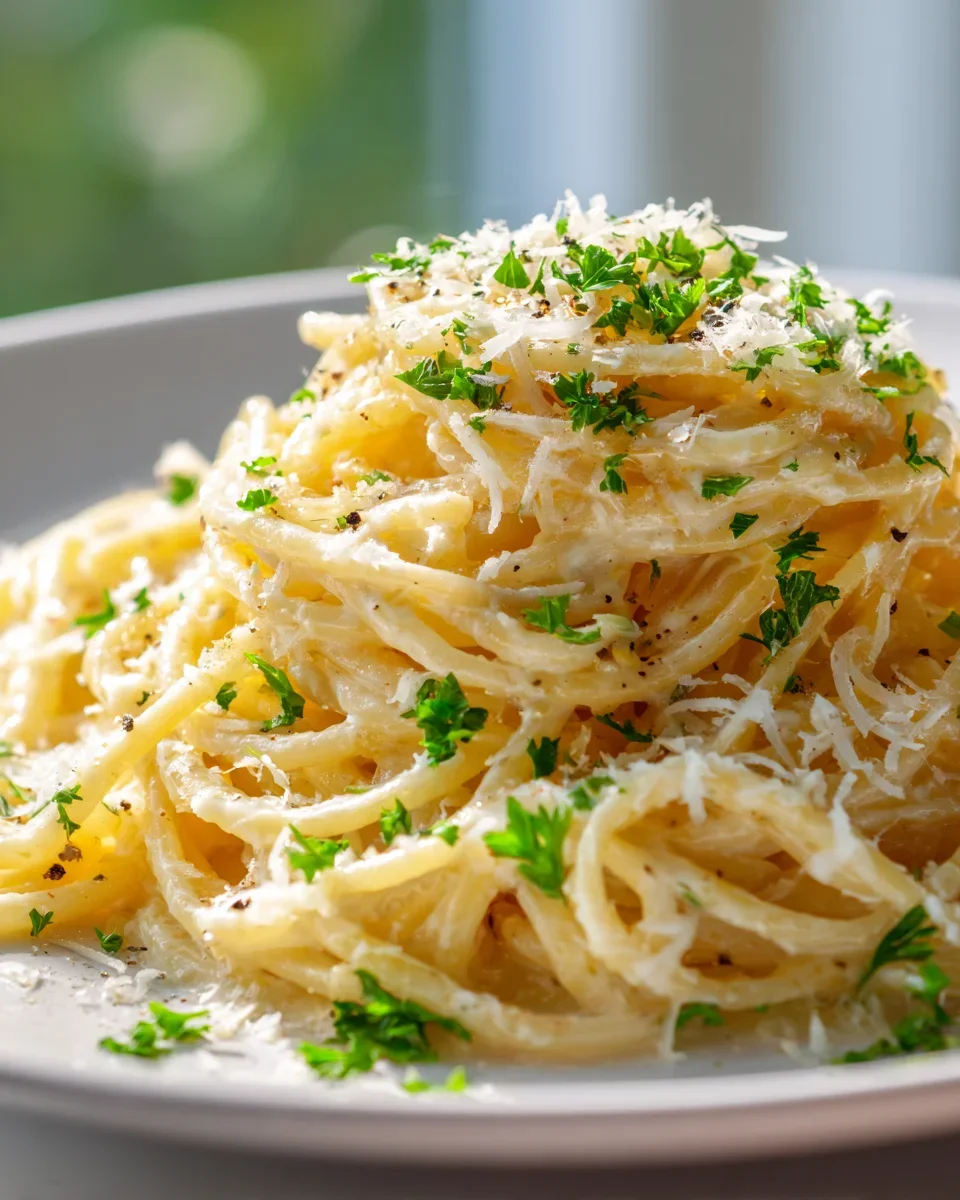 Mini Portionen Knoblauch Parmesan Nudeln – Ideal für Meal Prep!