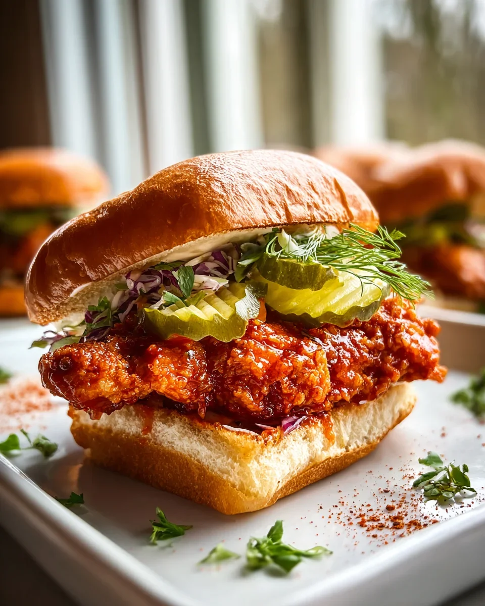 Nashville Hot Chicken Sandwich Rezept – Knusprig & Scharf!