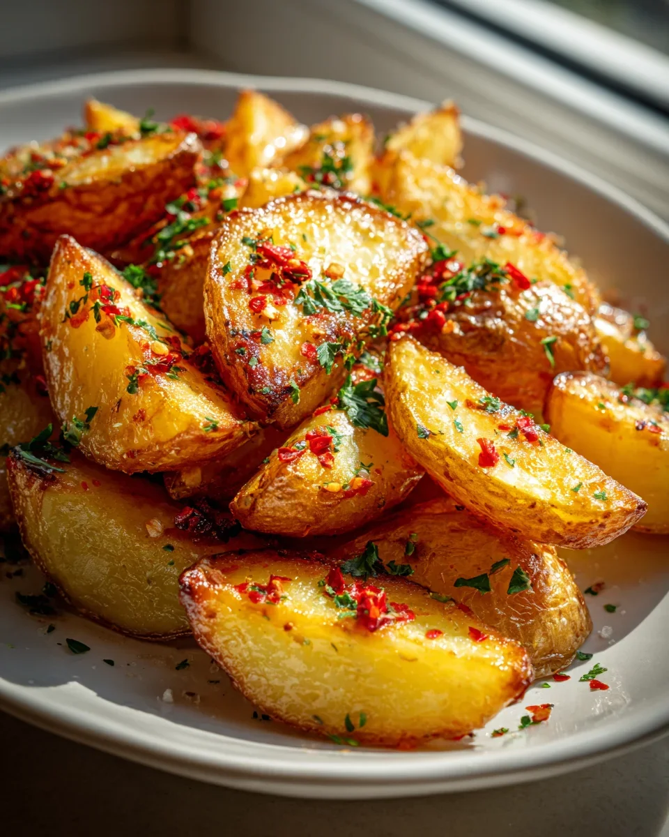 Ofenkartoffeln aus der Heißluftfritteuse mit Chili-Paprika Twist